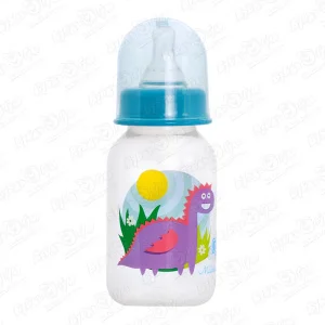 Бутылка ПОМА пластиковая с широким горлом силиконовая соска 125мл с 0мес