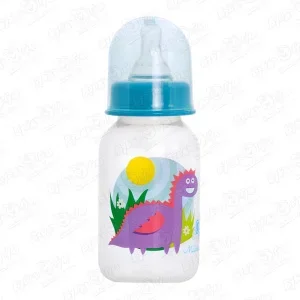 Фото для Бутылка ПОМА пластиковая с широким горлом силиконовая соска 125мл с 0мес