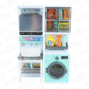 Фото для Набор игровой Lanson Toys Умывальник и стиральная машина 31,5см с 3лет