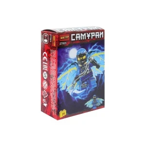 Фото для Конструктор фигурка Самурай синий 26дет