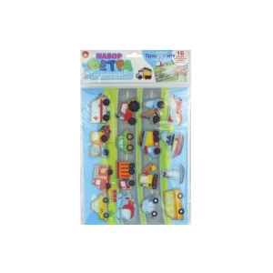 Фото для Набор из фетра Десятое королевство на липучках Транспорт 16фигур