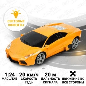 Фото для Автомобиль Lamborghini желтый р/у 1:24
