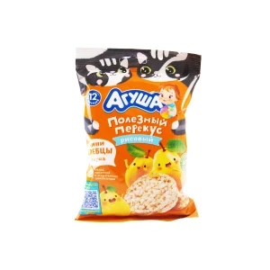 Фото для Хлебцы Агуша рисовые с грушевым соком 30г с 12мес