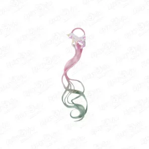 Фото для Резинка для волос Единорожка с разноцветной прядью