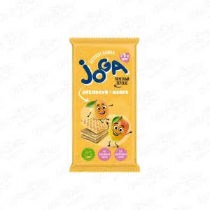 Вафли детские joga апельсин-манго 35г с 3лет