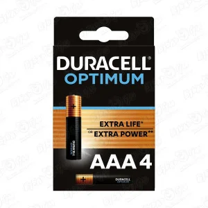 Батарейки Duracell Optimum ААА 4шт