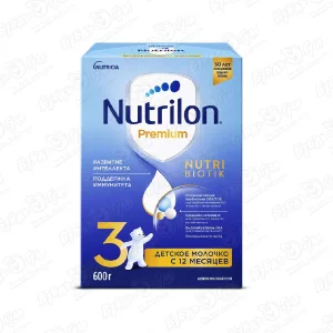 Молочко Nutrilon Premium 3 600г с 12мес БЗМЖ