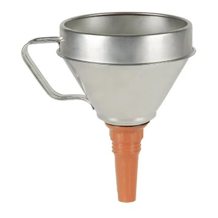 Фото для Воронка 160мм металлическая V=1.3л. прямой слив PRESSOL 02342