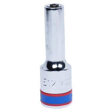 Фото для Головка торцевая TORX E-стандарт 1/2", E12. L=77мм KING TONY 427512M