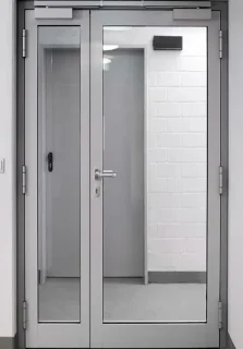 Тамбурные двери из алюминиевого профиля. Изготовление и монтаж