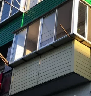 Остекление балконов или лоджий из алюминиевого профиля