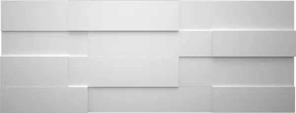 Панель МДФ 3D Белый (1упак=1,13м2=18шт) STELLA