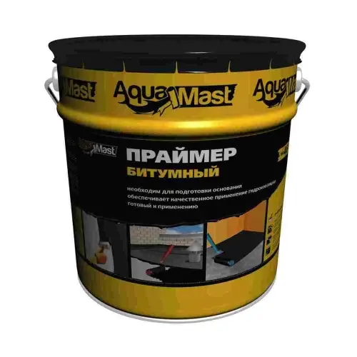 Праймер битумный AquaMast (18л) черный 16 кг