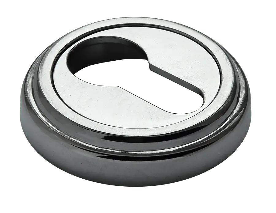 Накладка на ключевой цилиндр "CLASSIC" круглая хром Морелли