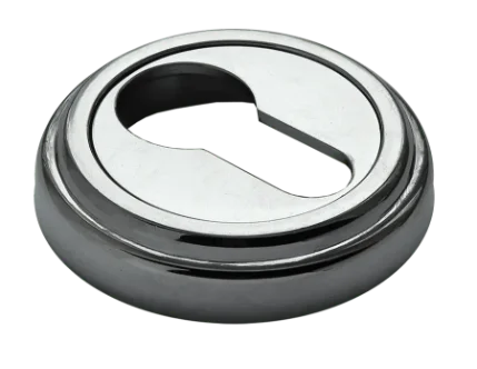 Фото для Накладка на ключевой цилиндр "CLASSIC" круглая хром Морелли