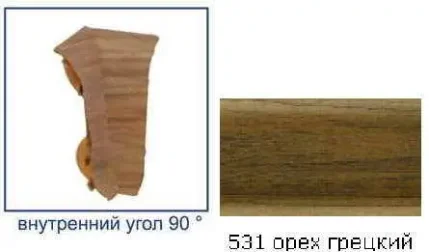 Угол внутренний орех грецкий 35*25*50 мм FRESCO