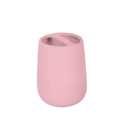 Фото для Подставка д/зубных щеток керамика Soft розовый АКВАЛИНИЯ