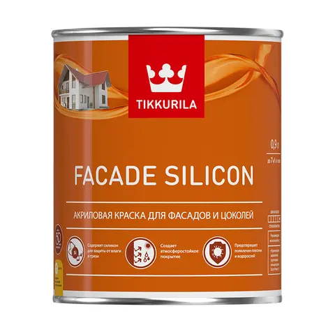 TIKKURILA Краска фасадная глубокоматовая "Facade Silicon" VVA 2,7 л
