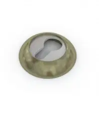 Накладка на ключевой цилиндр круглая бронза/хром PALLADIUM