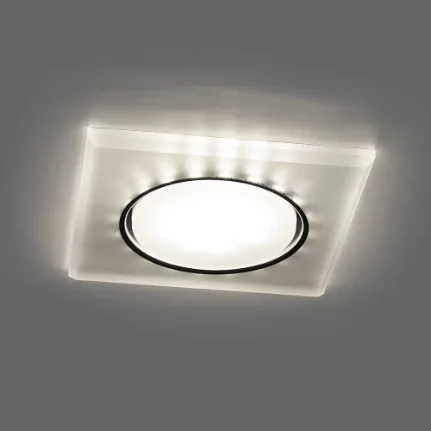 Фото для Светильник точечный CD5022 с LED-подсветкой матовый белый ФЕРОН