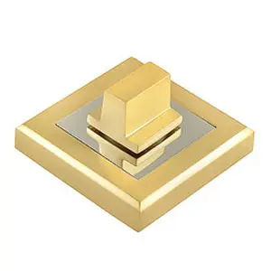 Завертка сантехническая квадратная матовое золото/золото PALLADIUM