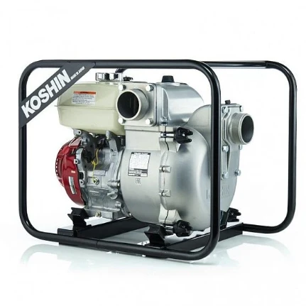 Фото для Мотопомпа бензиновая Koshin KTH-100 X (Honda GX 390) в комплекте с ГМ-100