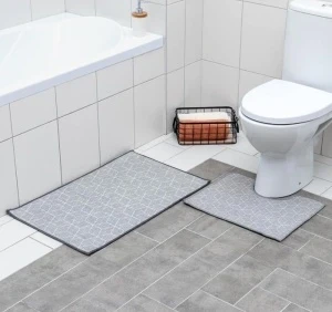 Фото для Набор ковриков для ванны и туалета АДЕОЛЛА 40х50 см/50х78 см 2шт