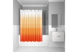 Фото для Штора для ванной полиэстер 200х200 см Orange Horizon IDDIS 1/10 с кольцами