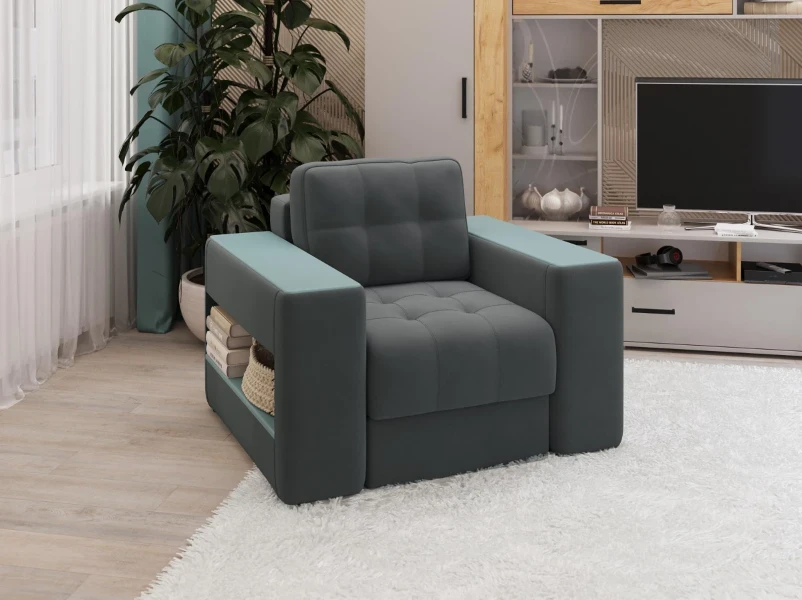 Фото для Кресло Доро (Серый/Бриз)