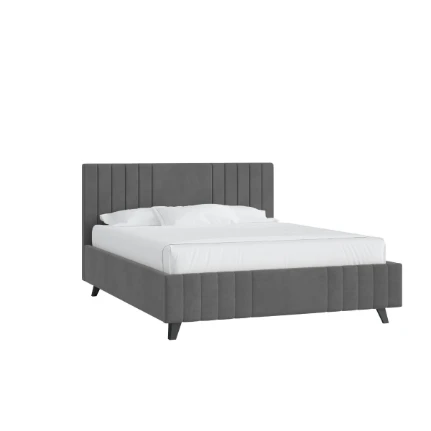 Фото для Кровать Селена 1.4 с подъемным механизмом (Микровелюр/Серый)