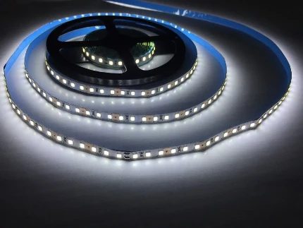Фото для 15 0032 Лента светодиодная СОВ, 480LED\м, 12V. 14W/м, 8мм, IP20, холодный белый, AQ