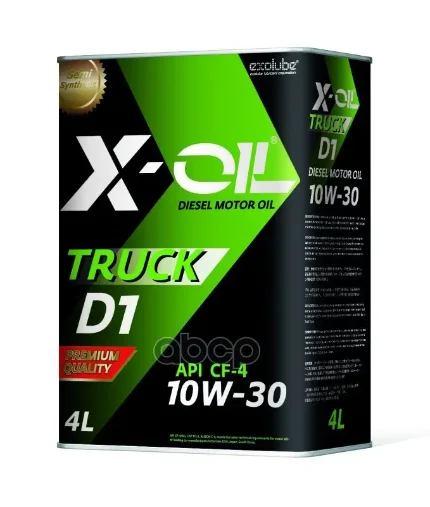 Фото для Масло Моторное 10w30 Cf-4 4л. X-Oil Truck D1 Полусинтетика X-OIL арт. D11030-04T
