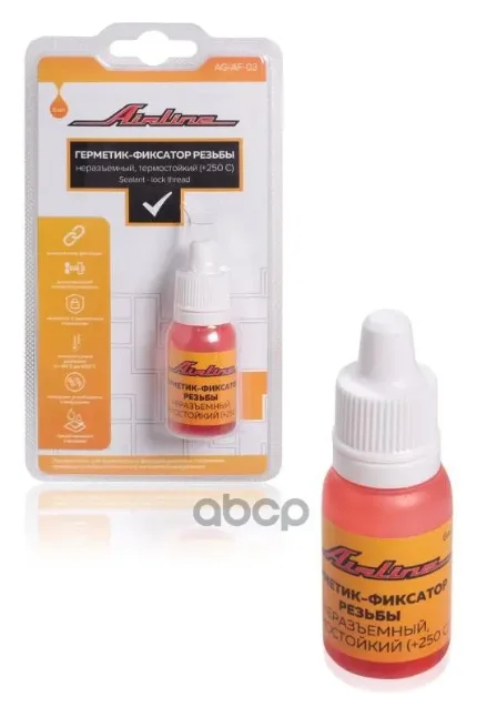 Фото для Фиксатор Резьбы Airline Разъемный 6мл Ag-Af-03 AIRLINE арт. AG-AF-03