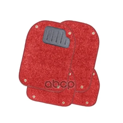 Фото для Коврик- Вкладыш Ковровый Autoprofi Красн. 4 Предм Pet-500i Rd Автопрофи AUTOPROFI арт. PET-500i RD
