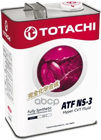 Фото для Жидкость Трансмиссионная Cvt Ni Ns3 4л. Fylly Sinthetic Totachi TOTACHI арт. 4589904921520