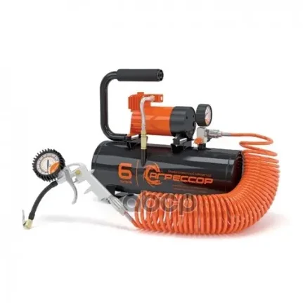 Фото для Компрессор "Агрессор" Agr-6 Lt С Ресивер. 6л., 12v/180w Автопрофи AUTOPROFI арт. AGR-6 LT