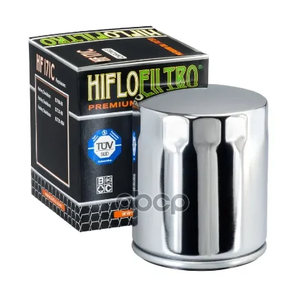 Фото для Фильтр Масляный Hf171c Hiflo Хромированный Hiflo filtro арт. HF171C
