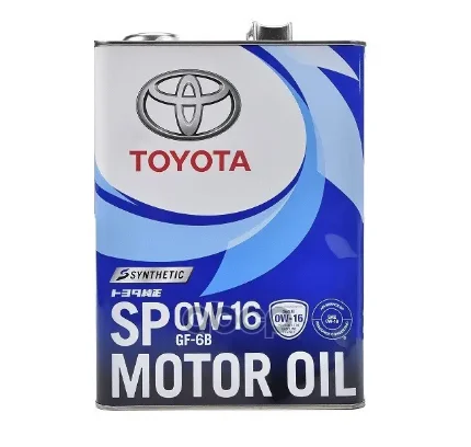 Фото для Масло Моторное 0w16 Sp/Gf-6b 4л. Toyota TOYOTA арт. 08880-13105