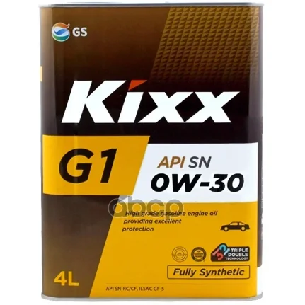 Фото для Kixx Масло Моторное 0w30 Sn/Cf 4l Kixx G1 Синтетика L205644te1