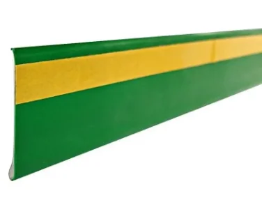 Ценникодержатель полочный DBR 39*1250/GN (Зеленый с клейкой полосой)