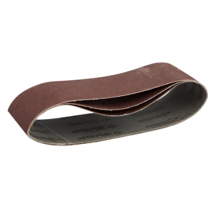 Фото для Лента шлифовальная универсал для ЛШМ Р180, 75 х 457мм, бесконечная на ткань основе 3шт - Зубр МАСТЕР