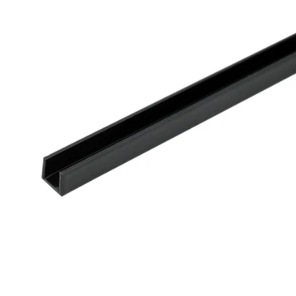 Фото для Планка для фартука торцевая Черная 1,5м