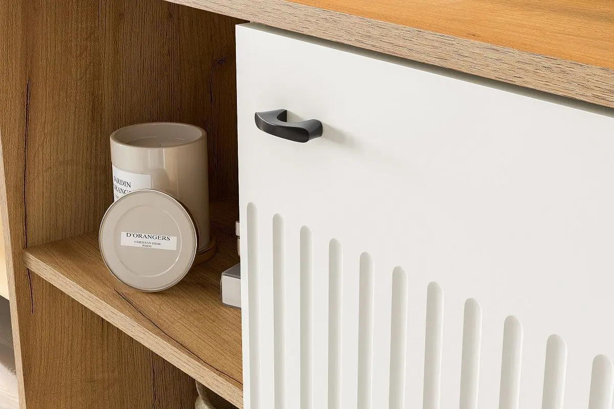 Шкаф навесной со стеклом Милан