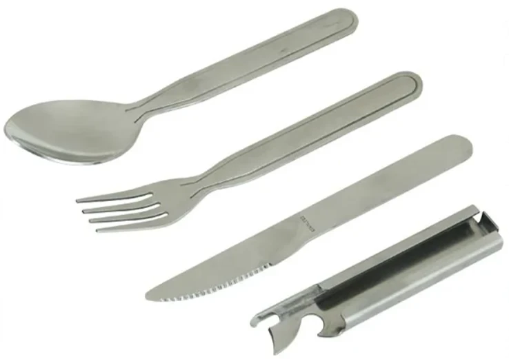 Фото для Набор столовых приборов металлический