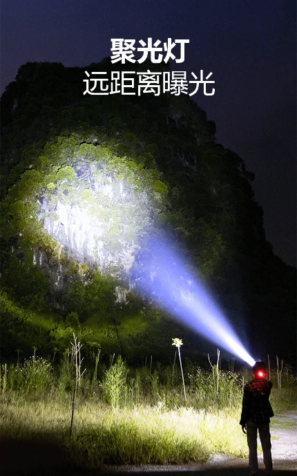 Фото для Фонарь налобный HEADLIGHT белый свет