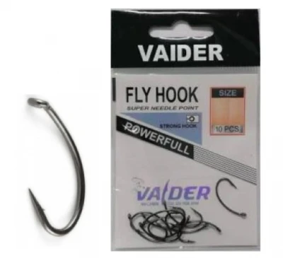 Фото для Крючок одинарный Fly Hook - бронзированные (размер в ассорт) упак 10 шт