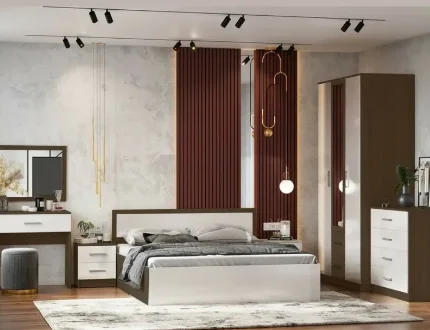 Фото для С/Г Мартина Кровать 1600 м (Белый / Венге) МИФ
