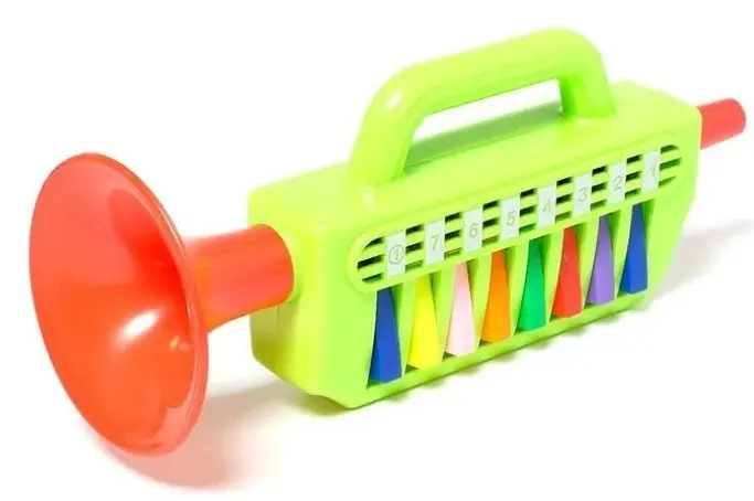 Музыкальная игрушка Труба с клавишами.