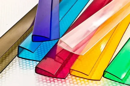 Фото для Профиль поликарбонатный Royalplast UP торцовый 6мм, 2,1м бирюза