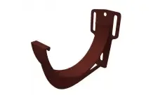 Фото для Кронштейн желоба ПВХ Grand Line шоколадный